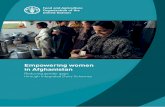 Empowering women in Afghanistan