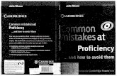 hide-Common Mistakes at Proficiency...and How to Avoid ...