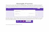 Google Forms - AWS