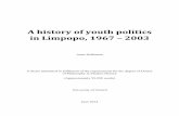 A history of youth politics in Limpopo, 1967 – 2003
