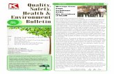 Quality, Safety, Health & Environment Bulletin