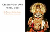 Create your own Hindu god!