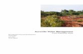 Auroville Water Management - AuroRepo