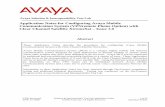 Abstract - Avaya DevConnect
