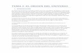 TEMA 2. ORIGEN DEL UNIVERSO - Junta de Andalucia