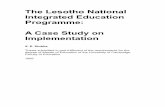 Lesotho Inclusive Education Programme