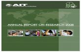 Annual Report on Research 2008 - Asian Institute of Technology