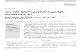 Noninvasive quantitative evaluation of coronary artery stent patency using 64-row multidetector computed tomography