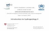 Introduction to hydrogeology II - UNHCR WASH