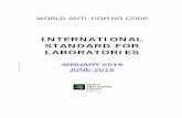 INTERNATIONAL STANDARD FOR LABORATORIES - WADA