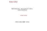 MANUAL BASICO DEL USUARIO RICOH MP 301
