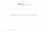 Implementation Questionnaire - ICT Coalition
