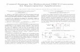 Control Strategy for Bidirectional HBCS Converter for ... - CORE