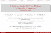A Study on Crude Oil Prices Modeled by Neurofuzzy Networks