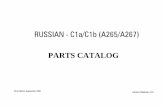 Parts Catalog: Russian C1a/Russian C1b (A265/A267), Aficio 220 ...
