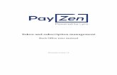 Token and subscription management - PayZen Documentation