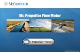 Mc Propeller Flow Meter