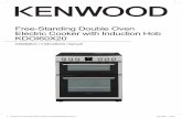 Free-Standing Double Oven Electric Cooker with Induction ...