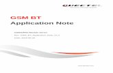 GSM BT Application Note - Quectel