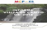 INFORME VISITA DE CAMPO 07-218 - MCP El Salvador