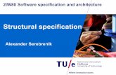 Structural specification