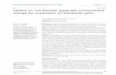 Update on non-bismuth quadruple (concomitant) therapy for eradication of Helicobacter pylori