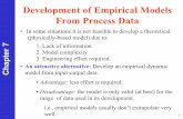 Development of Empirical Models From Process Data