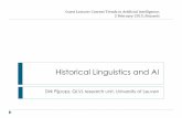 Historical Linguistics and AI