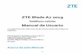 ZTE Blade A7 2019 - Teléfono celular - Manual de Usuario