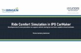 Ride Comfort Simulation in IPG CarMaker - IPG Automotive