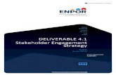DELIVERABLE 4.1 Stakeholder Engagement Strategy | ENPOR