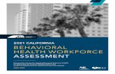 2021 California Behavioral Health Workforce Assessment