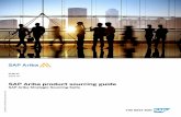SAP Ariba product sourcing guide