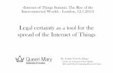 Legal Certainty as a Tool for the Spread of the Internet of Things