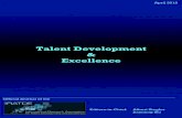 Talent Development & Excellence