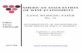 Determinants of Argentinean wine prices in the US market