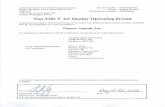 Pioneering Asphalt, Inc. Non-Title V Air Quality Operating Permit