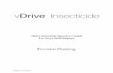 vDrive Insecticide Operator's Guide For Gen 2 20/20 Displays