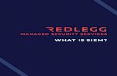 WHAT IS SIEM? - RedLegg