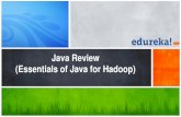 Java Review (Essentials of Java for Hadoop) - Edureka