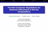 Provider-Composer Negotiations for Semantic Robustness in Service Compositions