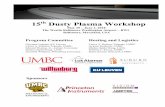 15 Dusty Plasma Workshop