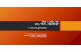 The COERCIVE CONTROL CONTEXT