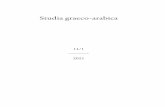 Studia graeco-arabica - The Learning Roads