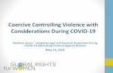Coercive Controlling Violence with Considerations During ...