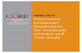Implication for Academic Literacy and Text Study
