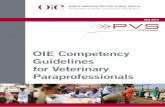 OIE Competency Guidelines for Veterinary Paraprofessionals