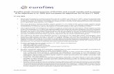Eurofins First Half Year 2021 Results Press Release