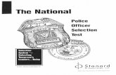 The National Police Officer Selection Test Study Guide