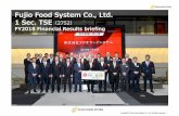 Fujio Food System Co., Ltd. 1 Sec. TSE（2752）